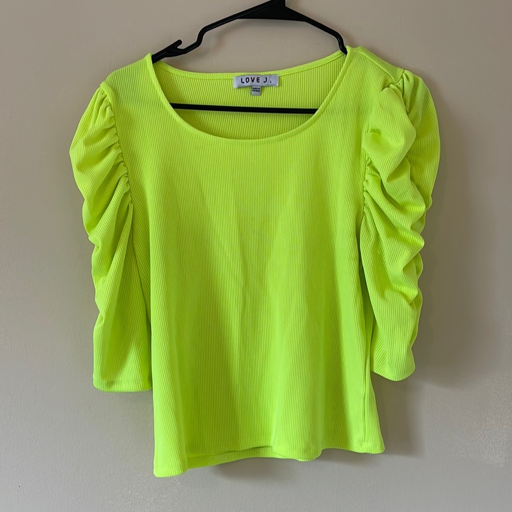 Neon blouse